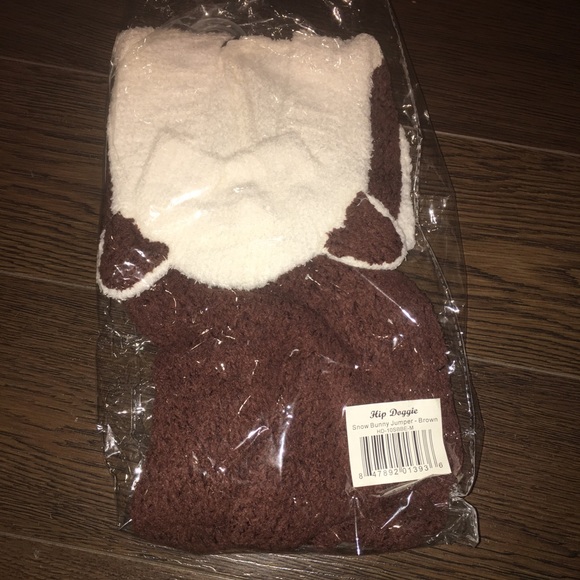 NEW Hip Doggie Brown Bunny Dog Jumper / Pajamas - Picture 3 of 5